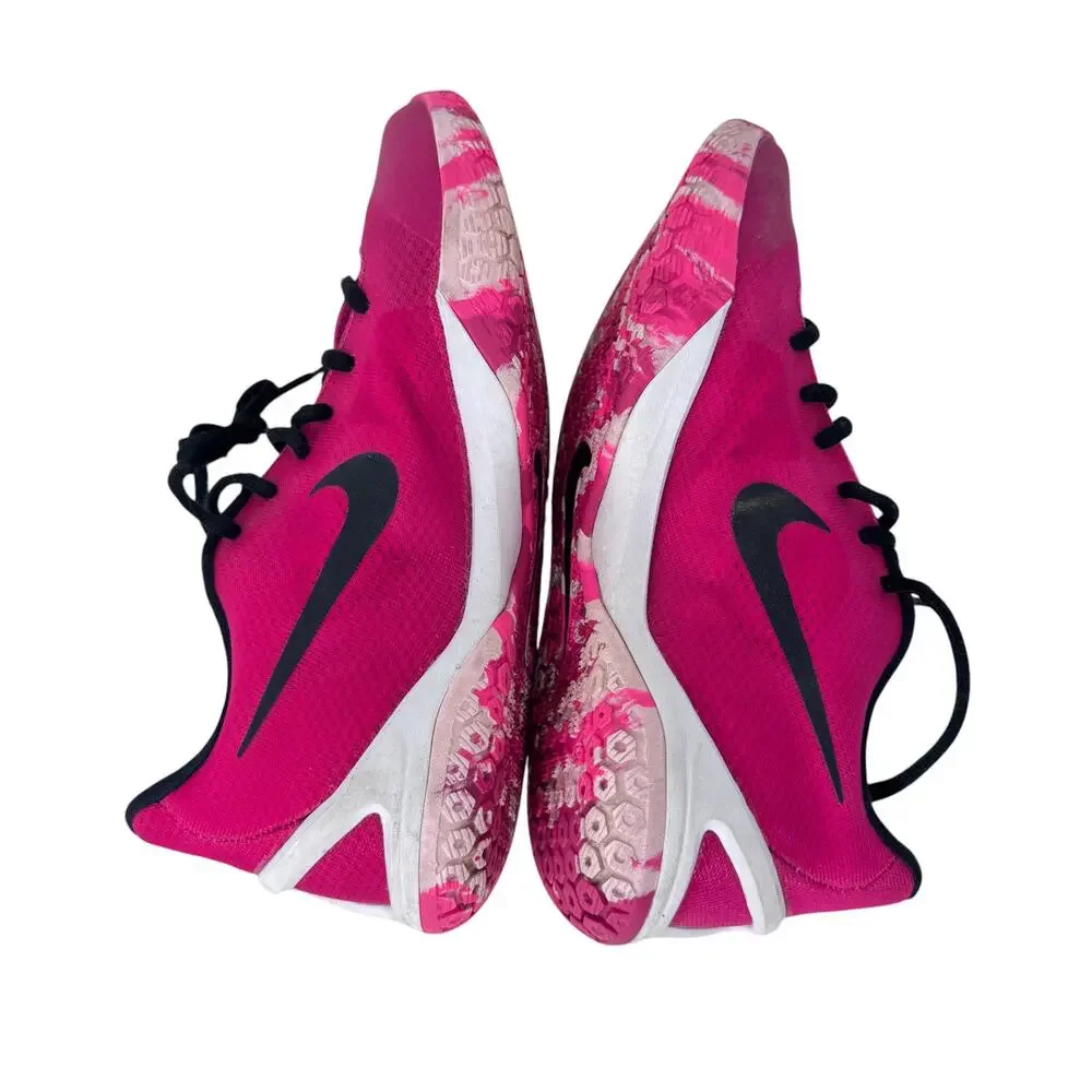 Nike‎ HyperChase TB Basketball Shoes Mens 8 Pink Lace Up Rubber Sole 705363-602